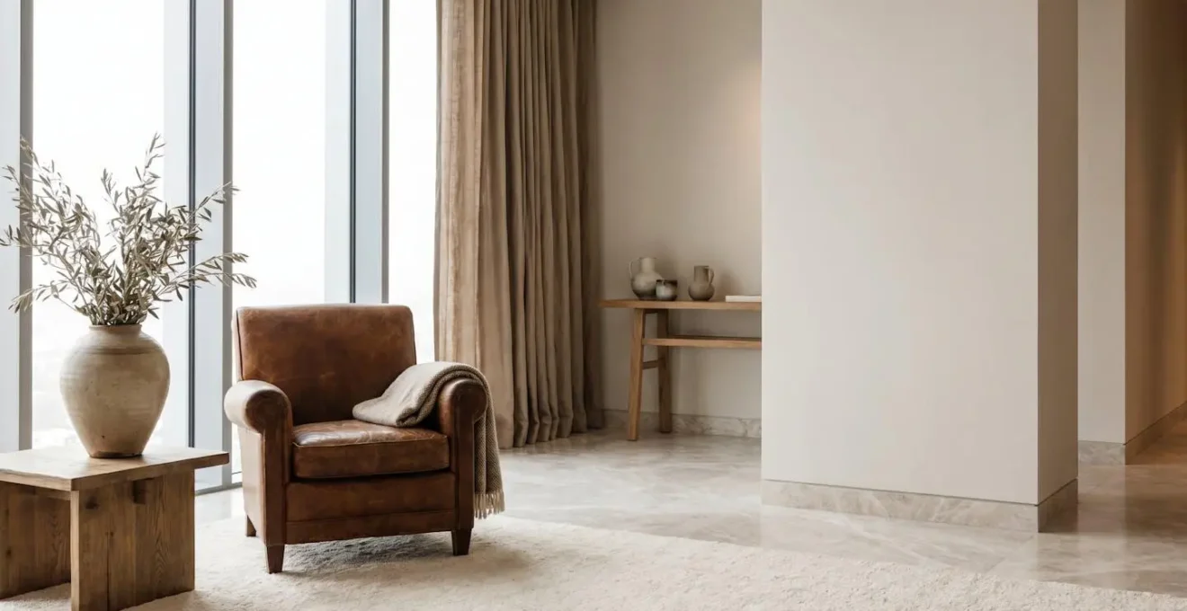 A refined luxury hotel interior showcasing subtle, elegant details that signal true refinement